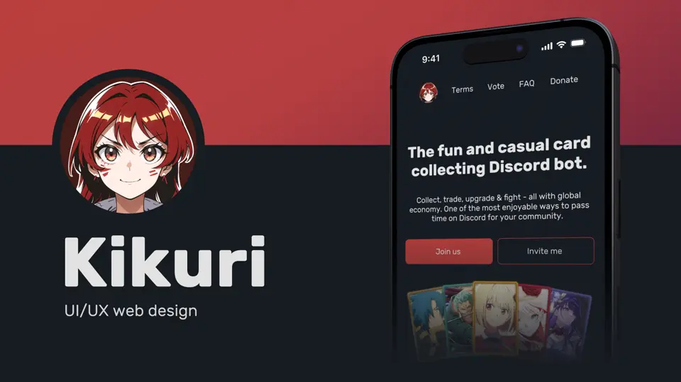 Kikuri - The fun and casual card collecting Discord bot.